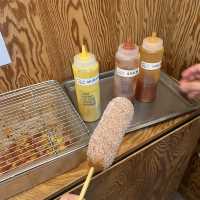 韓国/ソウル　大人気！食べ歩きの定番✨ハットグチェーン店❤️‍🔥