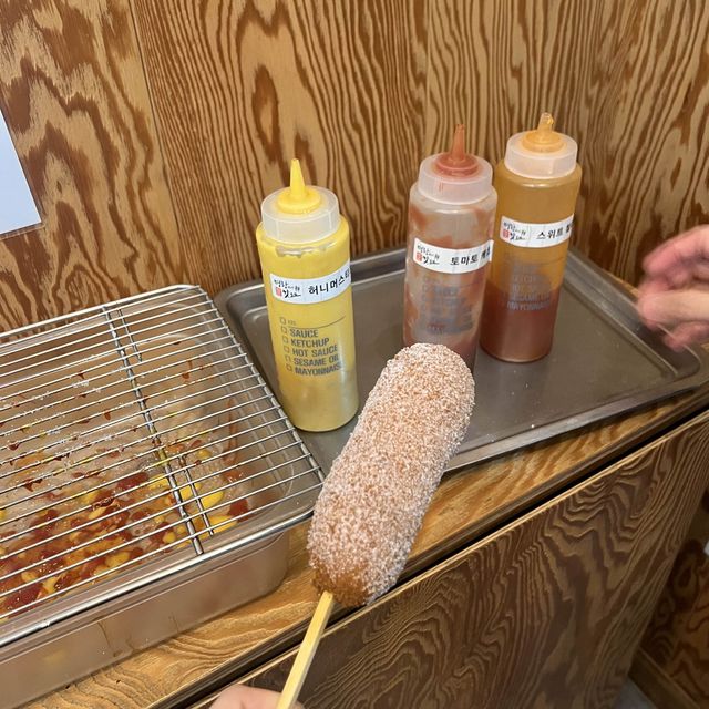 韓国/ソウル　大人気！食べ歩きの定番✨ハットグチェーン店❤️‍🔥