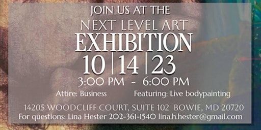 Next Level Art Exhibition Featuring Pierre the Artist | 14205 Woodcliff Ct Ste 102