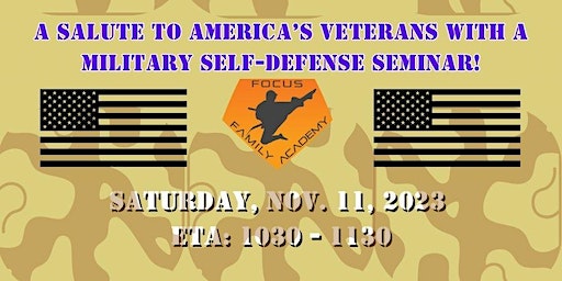 Veterans Day Self-Defense Seminar | 11230 Waples Mill Rd