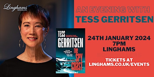 An evening with Tess Gerritsen 24th January 7pm – Linghams Booksellers | Linghams Booksellers