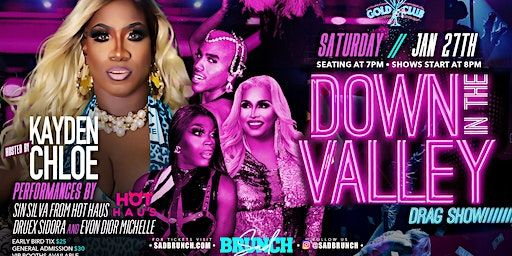 Down in the Valley Drag Show (Baltimore) | Gentlemen's Gold Club