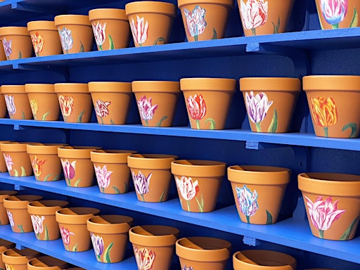 Les Heures Sont Là : peinture décorative sur pot avec Olivia Hernaïz | artconnexion