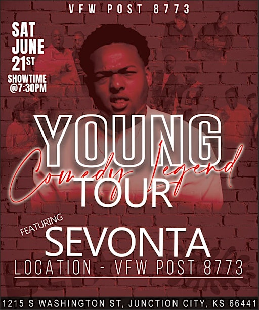 Sevonta young comedy legend tour | 1215 S Washington St