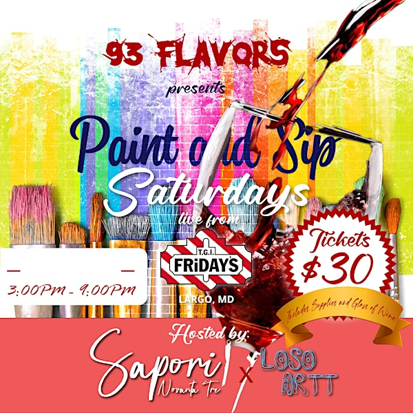 Sip & Paint Saturdays | TGI Fridays