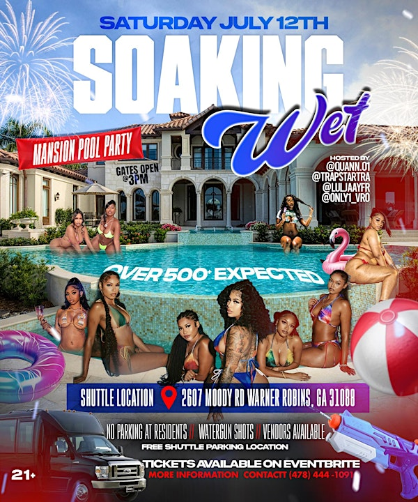 SOAKING WET MANSION POOL PARTY | 2607 Moody Rd