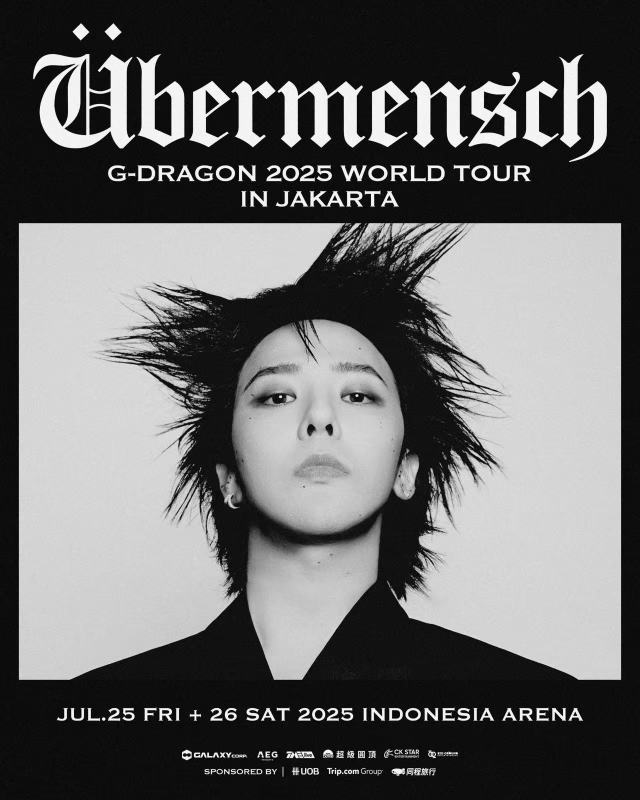 G-DRAGON 2025 WORLD TOUR [Übermensch] IN JAKARTA | インドネシア・アリーナ