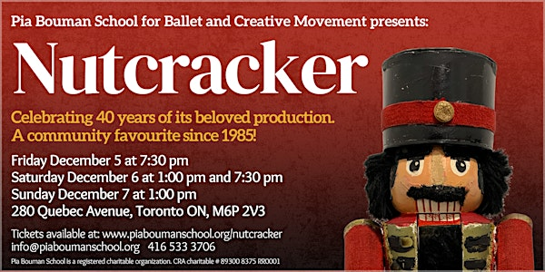 Nutcracker 2025: Friday December 5 Evening | Humberside Collegiate Institute
