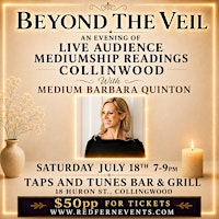 Live Audience Mediumship Readings, COLLINGWOOD | Taps and Tunes Bar and Grill ( TNT Bar )