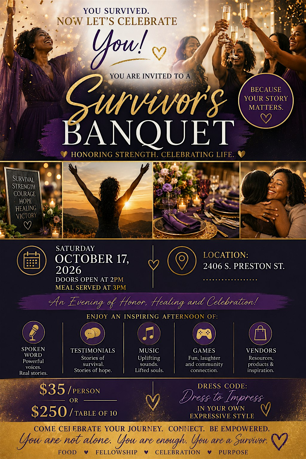 Survivor's Banquet | Design Space