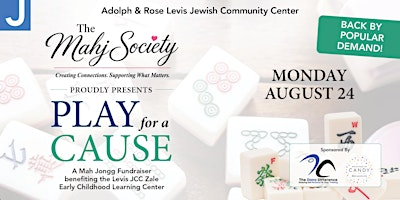 Adolph & Rose Levis JCC  & The Mahj Society Presents Play for a Cause | Matteo's of Boca Raton