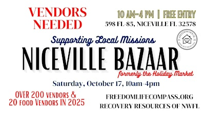 2026 Niceville Bazaar | 598 FL-85
