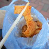 ชิมสตรีทฟู้ดเกาหลี ย่าน Hongik university