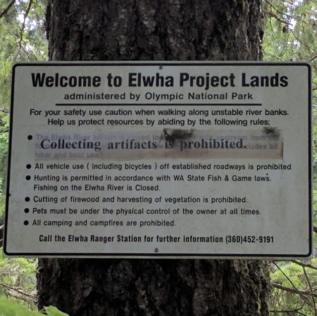West Elwha Trail trailhead