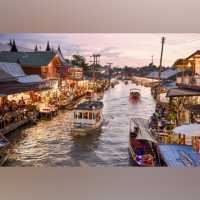 ตลาดน้ำอัมพวา ตลาดน้ำริมคลอง