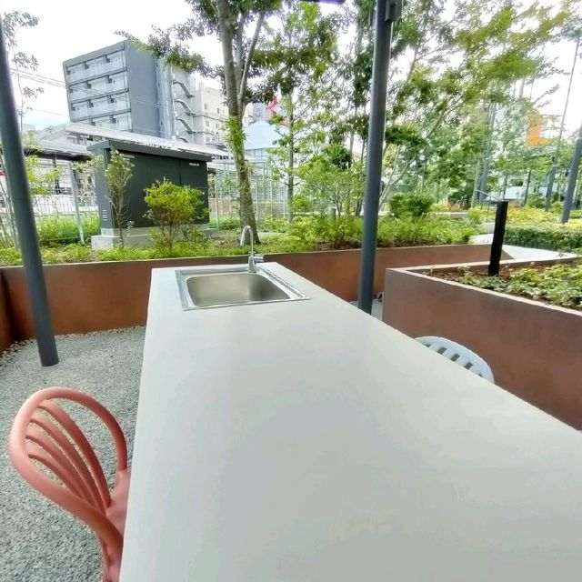 【大阪 浪速区】広いガーデン✨好きな場所でくつろぎましょう✨