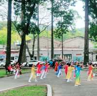 The tranquility moment in HCMC - Tao Dan Park