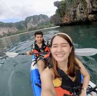 พายคายัคลอดถ้ำ สุดตื่นเต้น  ที่หาดไร่เลย์