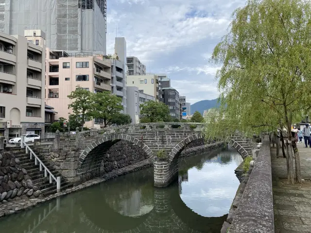 長崎で観光といえば…の一つ。『眼鏡橋』