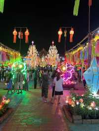 ประเพณีแขวนโคมที่จังหวัดลำพูน