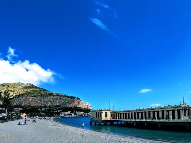 Spaggia di Mondello in Palermo, Italy 🇮🇹