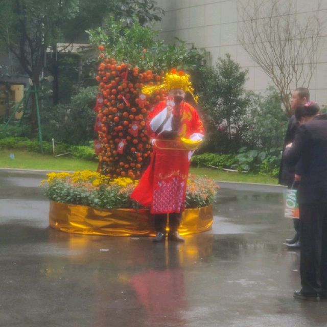 Chinese new year. Chinese santa