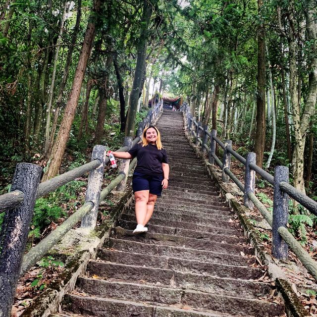 758 steps 🥾up to the top of the mountain ⛰ 