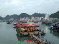 Beautiful floating Village @Cat Ba 