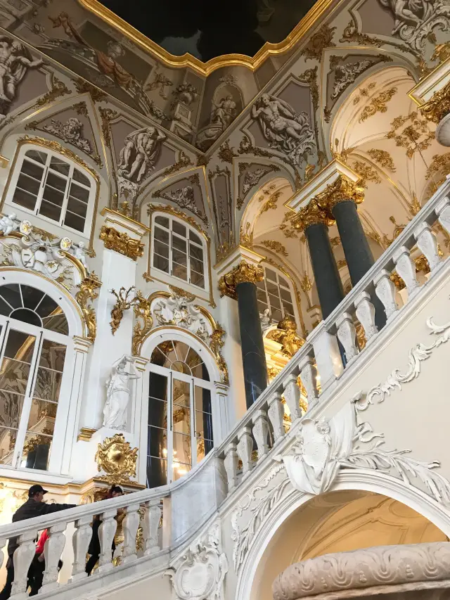 St. Petersburg's Winter Palace in Russia.