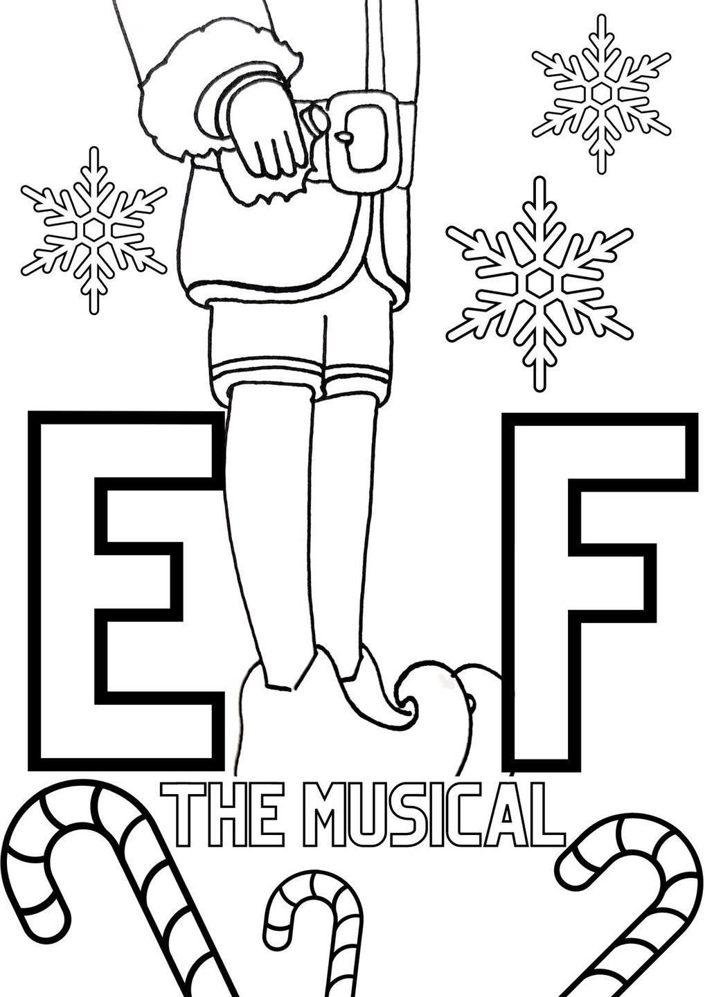 Elf the Musical Dates and Itineraries