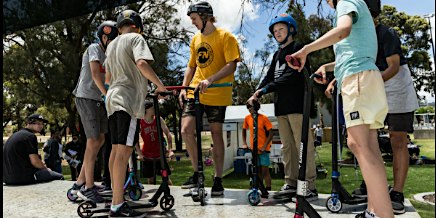 Scooter coaching - Kwinana skatepark December 2023 | The Edge Skate Park