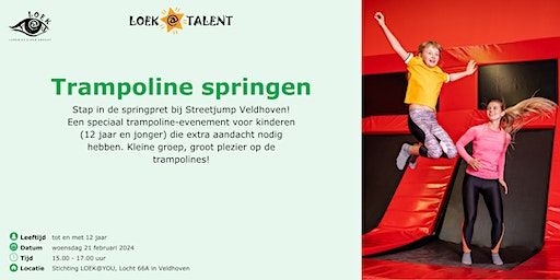Trampoline springen bij Street Jump Veldhoven | Stichting LOEK@YOU