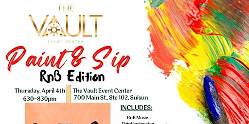 The Vault presents RnB Paint & Sip | The Vault Event Center