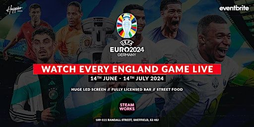 Euro 2024 - Denmark vs. England - Live at Steamworks | The Steamworks