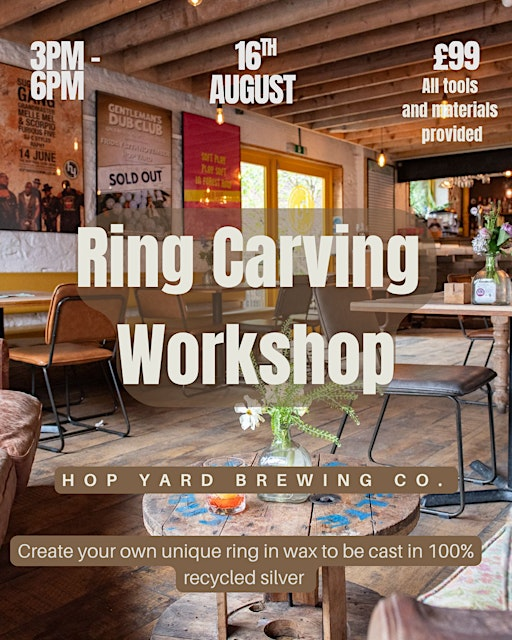 Ring Carving at Hop yard Brewing Co. | Hop Yard Brewing Co.
