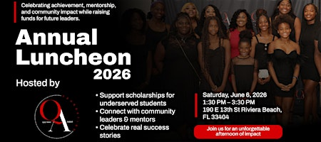 Q&A Foundation Inc: Scholarship Luncheon 2026 | 190 E 13th St