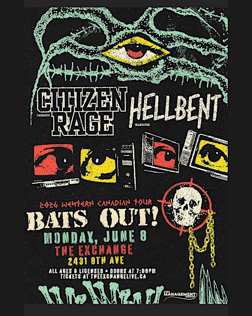 Citizen Rage, Hellbent, & guests tba | The Exchange