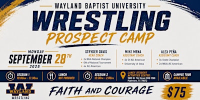 Prospect Camp - Sept. 28 | Wayland Baptist University