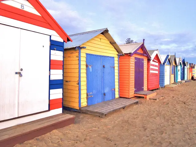 Colourful Bathing Boxes of Brighton Beach! 🤩