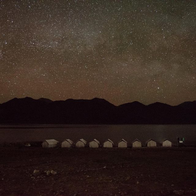 A night at pangong lake