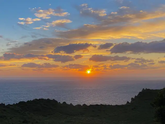 일출맛집 성산일출봉에서 일출보기