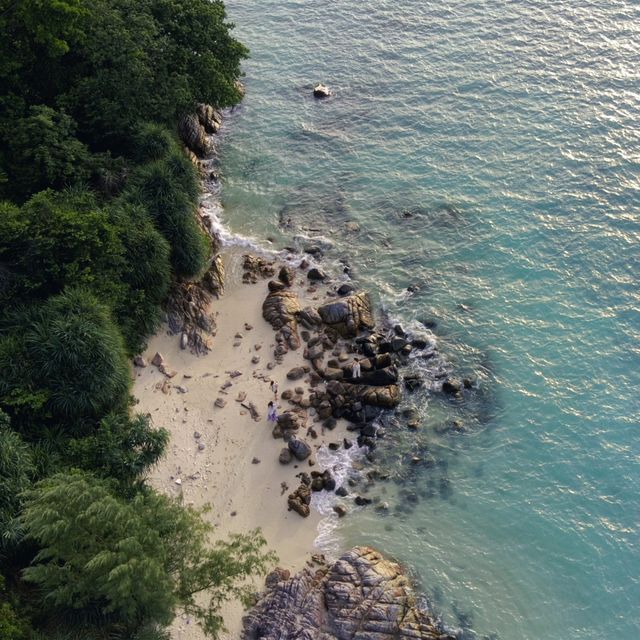 นั่งดูพระอาทิตย์ตกดินที่ sunset beach 