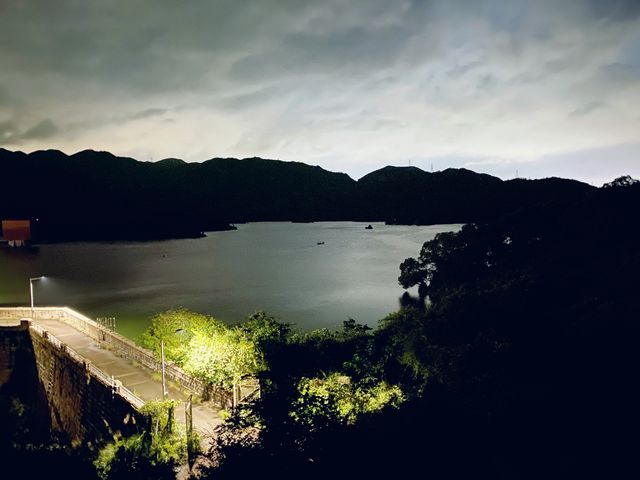夜遊大欖水塘