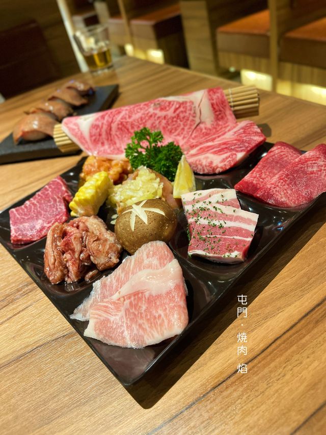 [屯門燒肉] 肉肉九宫格@焼肉 焰