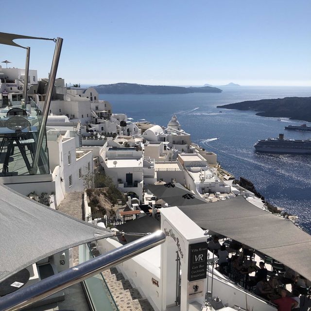 サントリーニ島　フィラ観光