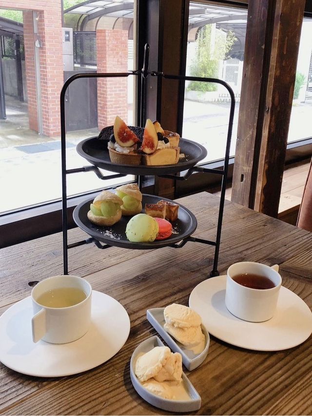 【福岡カフェ】城下町で食べるアフタヌーンティー🫖