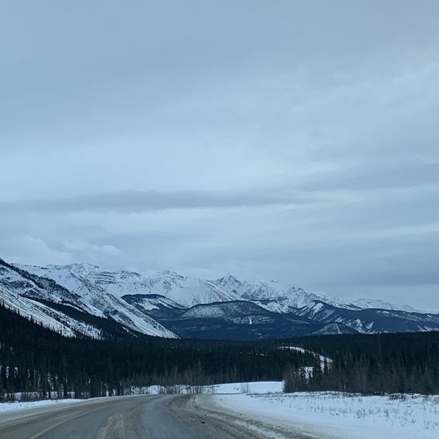 Am Epic drive through the Northern Rockies .