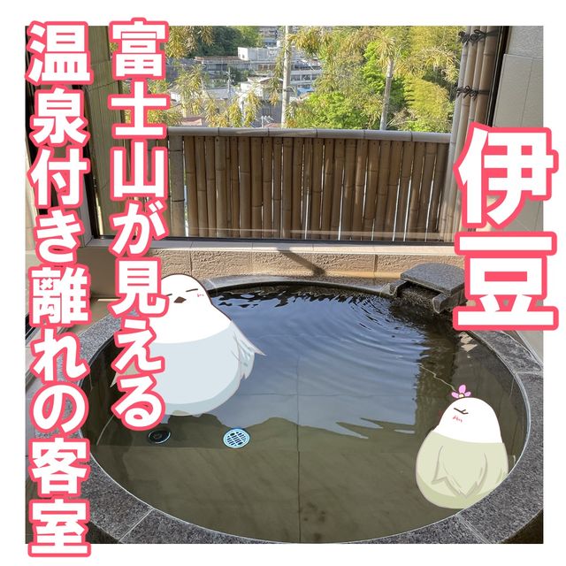 【静岡】富士山が見える温泉付き離れの客室