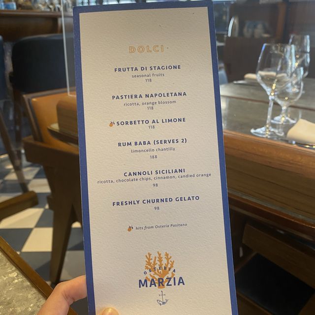 《體驗意式海岸風情》Osteria Marcia