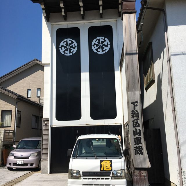 三国港の街並み